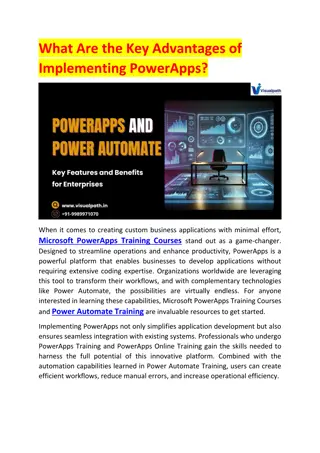 Microsoft PowerApps Training Courses | Power Automate Training