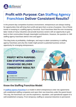 Profit with Purpose Can Staffing Agency Franchises Deliver Consistent Results