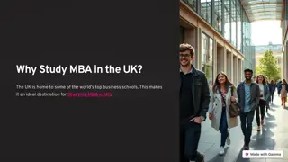 Why Pursue an MBA in the UK? A Comprehensive Guide for International Students