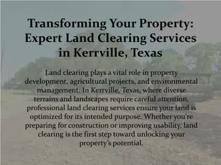 Transforming Your Property, Expert Land Clearing Services in Kerrville, Texas