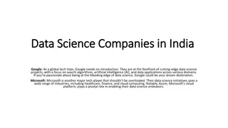 Data Science Companies in India