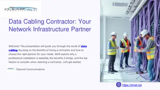 Data Cabling Contractor Your Network Infrastructure Partner