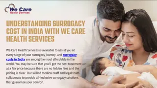 Surrogacy Cost in India | We Care Health Services