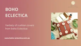 Find a Variety if Cushion Covers from Boho Eclectica