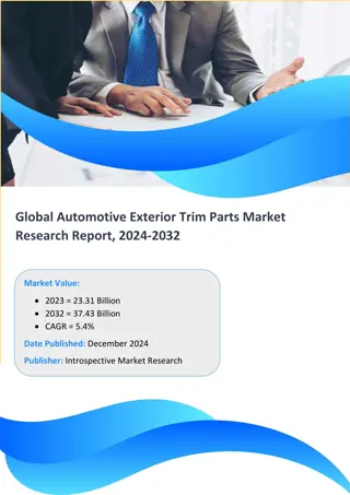 Global Automotive Exterior Trim Parts Market Research Report, 2024-2032