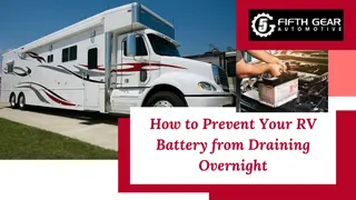 How to Prevent Your RV Battery from Draining Overnight