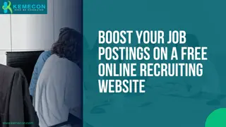 Boost Your Job Postings on a Free Online Recruiting Website