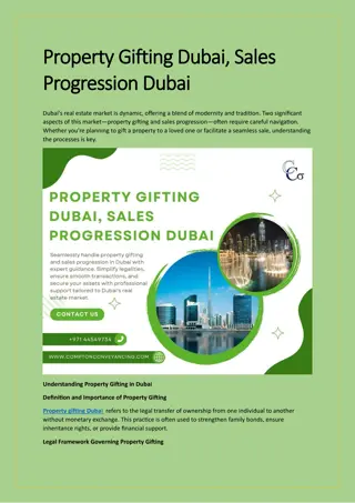 Property Gifting Dubai