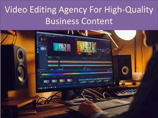 Video Editing Agency For High-Quality Business Content