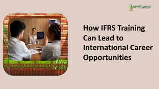 How IFRS Training Can Lead to International Career Opportunities