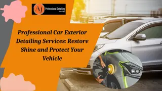 Professional Car Exterior Detailing Services Restore Shine and Protect Your Vehicle