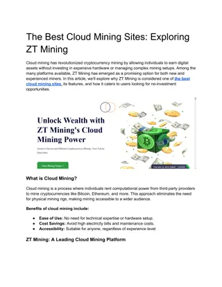 The Best Cloud Mining Sites_ Exploring ZT Mining