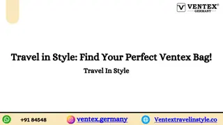 Travel in Style Find Your Perfect Ventex Bag!