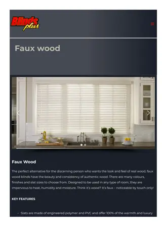 Get Best Faux Wood Blinds in Kelowna Canada