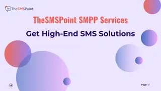 Get High-End SMS Solutions with TheSMSPoint SMPP Services