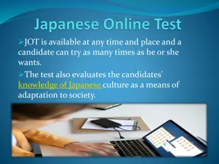 Japanese online test