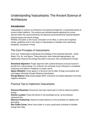 The Ancient Science of Vastushastra: Unlocking Prosperity and Peace