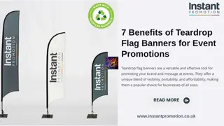 7 Benefits of Teardrop Flag Banners for Event Promotions