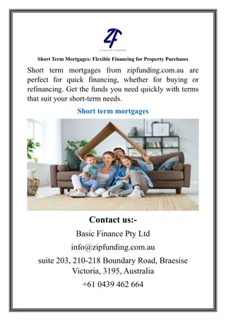 Short Term Mortgages Flexible Financing for Property Purchases