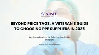 A Veteran’s Guide to Choosing PPE Suppliers in 2025