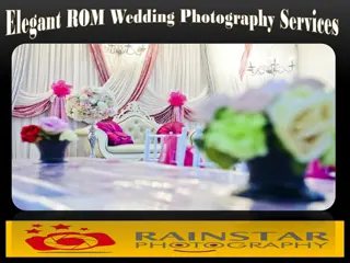 Elegant ROM Wedding Photography Services