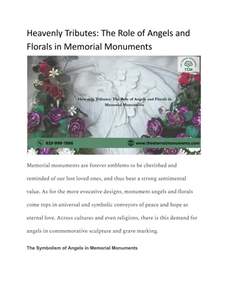 Heavenly Tributes_ The Role of Angels and Florals in Memorial Monuments