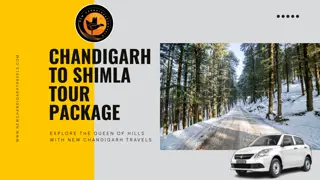 Chandigarh to Shimla Tour Package – Explore the Queen of Hills