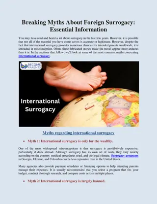 Breaking Myths About Foreign Surrogacy Essential Information