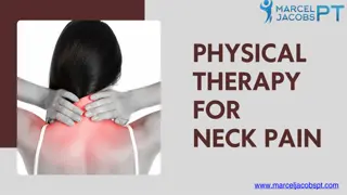 Relieve Neck Pain with Expert Physical Therapy at Marcel Jacobs PT