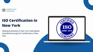 ISO Certification in New York - Quality Control Certification