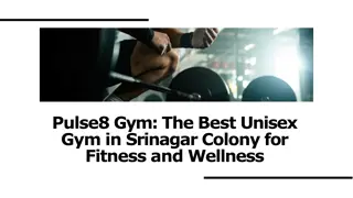 Pulse8 Gym The Best Unisex Gym in Srinagar Colony for Fitness and Wellness