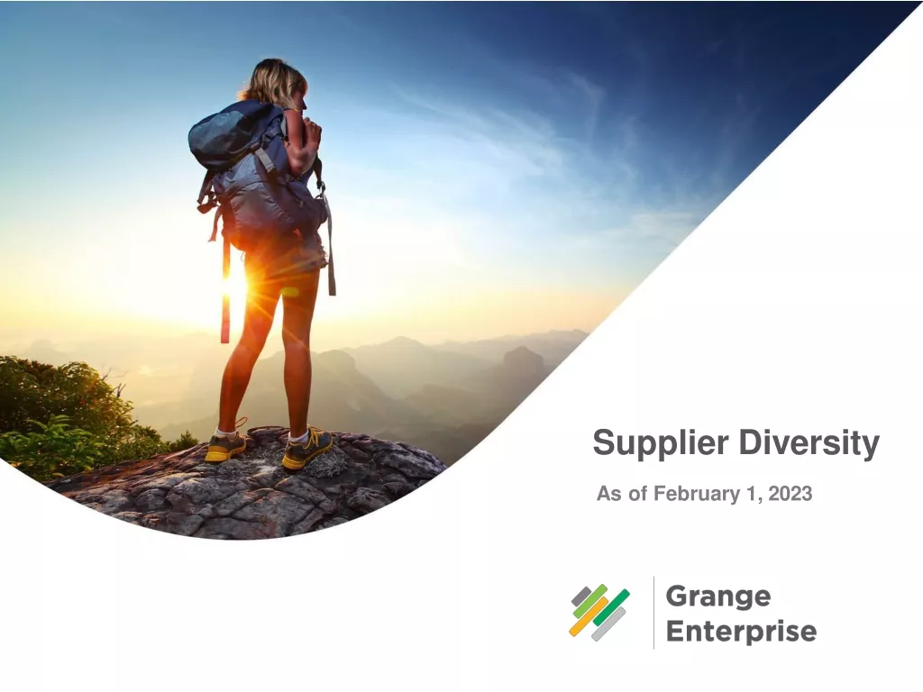 Supplier Diversity: Grange Enterprise Program