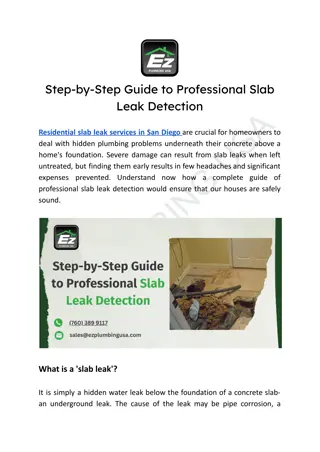 Step-by-Step Guide to Professional Slab Leak Detection