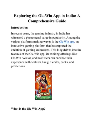 Exploring the Ok-Win App in India_ A Comprehensive Guide