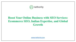 Boost Your Online Business with SEO Services  Ecommerce SEO, Indian Expertise, and Global Growth