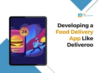 Developing a Food Delivery App Like Deliveroo