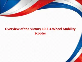 Overview of the Victory 10.2 3-Wheel Mobility Scooter