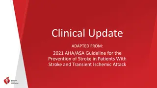 2021 AHA/ASA Guideline for Stroke Prevention in Patients with Stroke and TIA