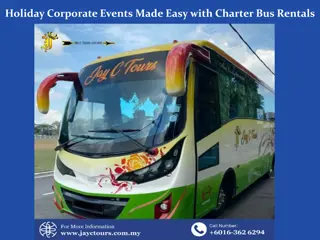 Holiday Corporate Events Made Easy with Charter Bus Rentals