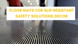 Floor Mats for Slip-Resistant Safety Solutions - KN Crowder