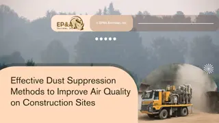 Effective Dust Suppression Methods to Improve Air Quality on Construction Sites