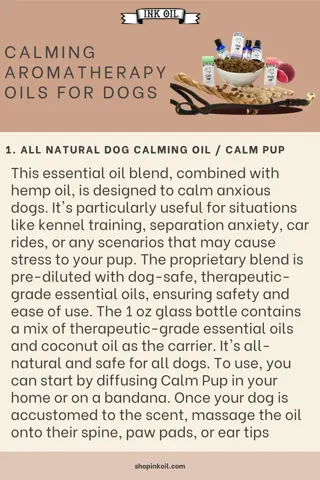 calming aromatherapy oils for dogs