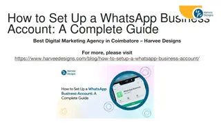 How to Set Up a WhatsApp Business Account - A Complete Guide