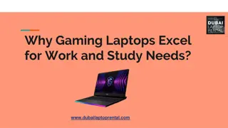 Why Gaming Laptops Excel for Work and Study Needs?