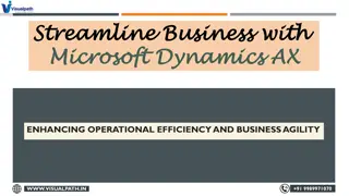 Top MicroSoft Dynamics Ax Technical Training  MicroSoft Ax Training