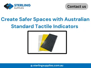 Create Safer Spaces with Australian Standard Tactile Indicators