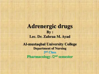 Understanding Adrenergic Drugs and Receptors in Pharmacology