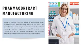 Pharma Contract Manufacturing For Pharma Products