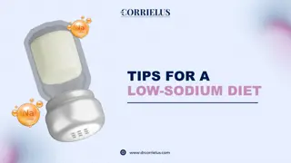 Tips for a Low-Sodium Diet