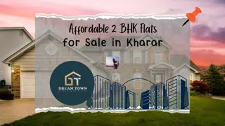 Affordable 2 BHK Flats for Sale in Kharar | Dream Town Builder and Promoters....